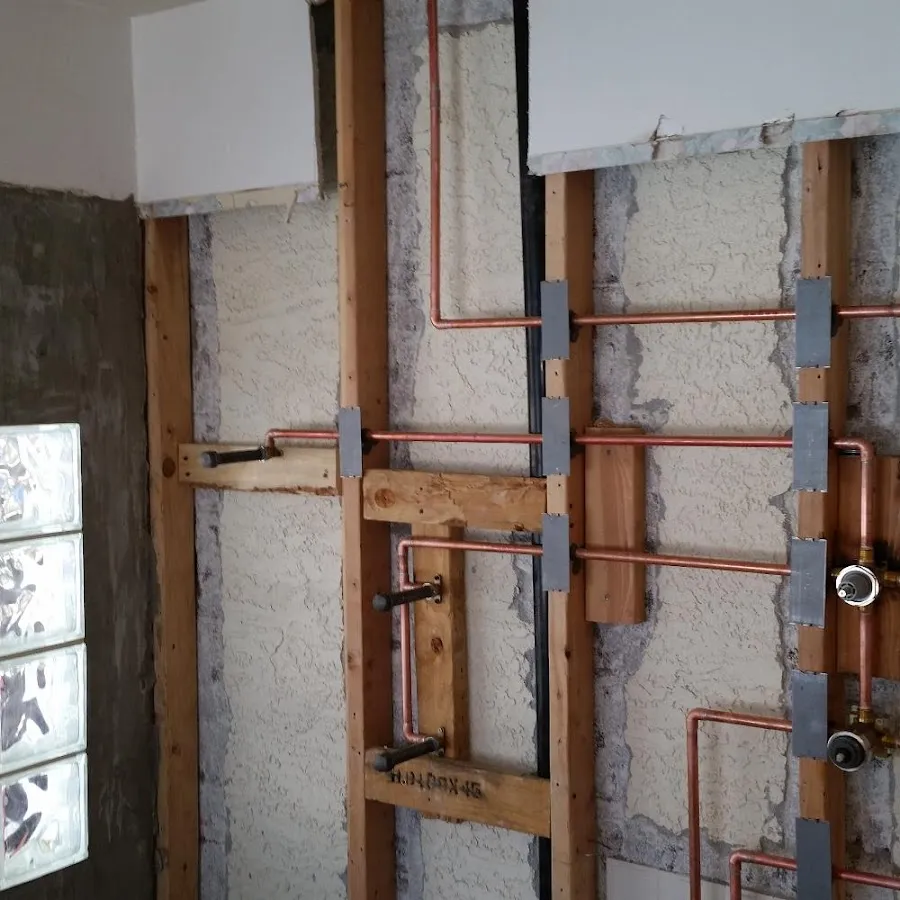 Copper pipe installation for Repiping in Pensacola Station